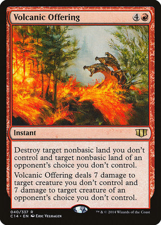 Volcanic Offering [Commander 2014] | Gate City Games LLC