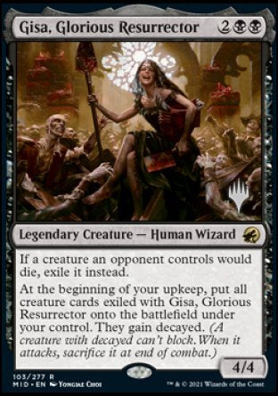 Gisa, Glorious Resurrector (Promo Pack) [Innistrad: Midnight Hunt Promos] | Gate City Games LLC