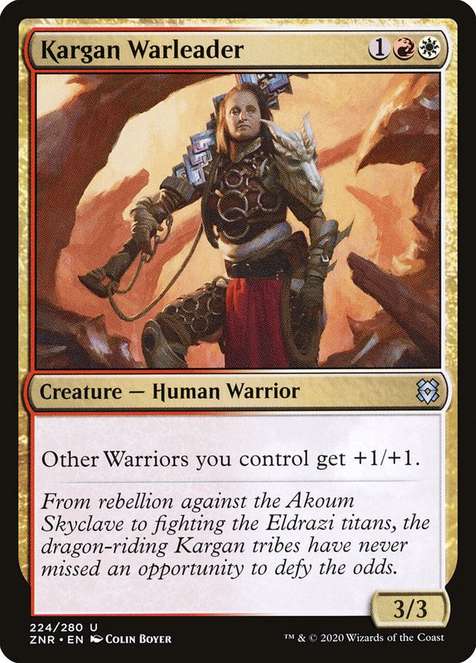 Kargan Warleader [Zendikar Rising] | Gate City Games LLC