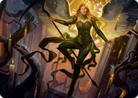 Sigarda, Champion of Light Art Card [Innistrad: Midnight Hunt Art Series] | Gate City Games LLC