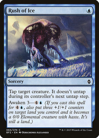 Rush of Ice [Battle for Zendikar] | Gate City Games LLC