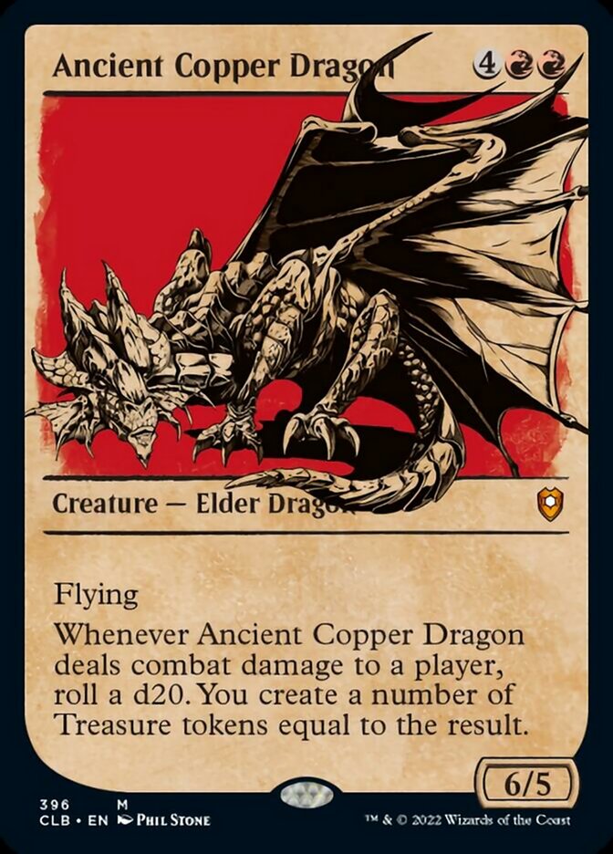 Ancient Copper Dragon (Showcase) [Commander Legends: Battle for Baldur's Gate] | Gate City Games LLC