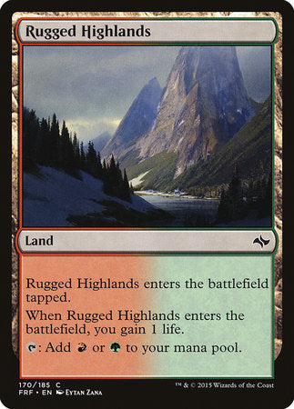 Rugged Highlands [Fate Reforged] | Gate City Games LLC