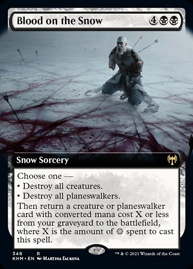 Blood on the Snow (Extended Art) [Kaldheim] | Gate City Games LLC