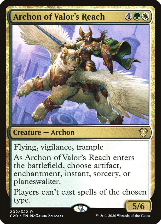 Archon of Valor's Reach [Commander 2020] | Gate City Games LLC