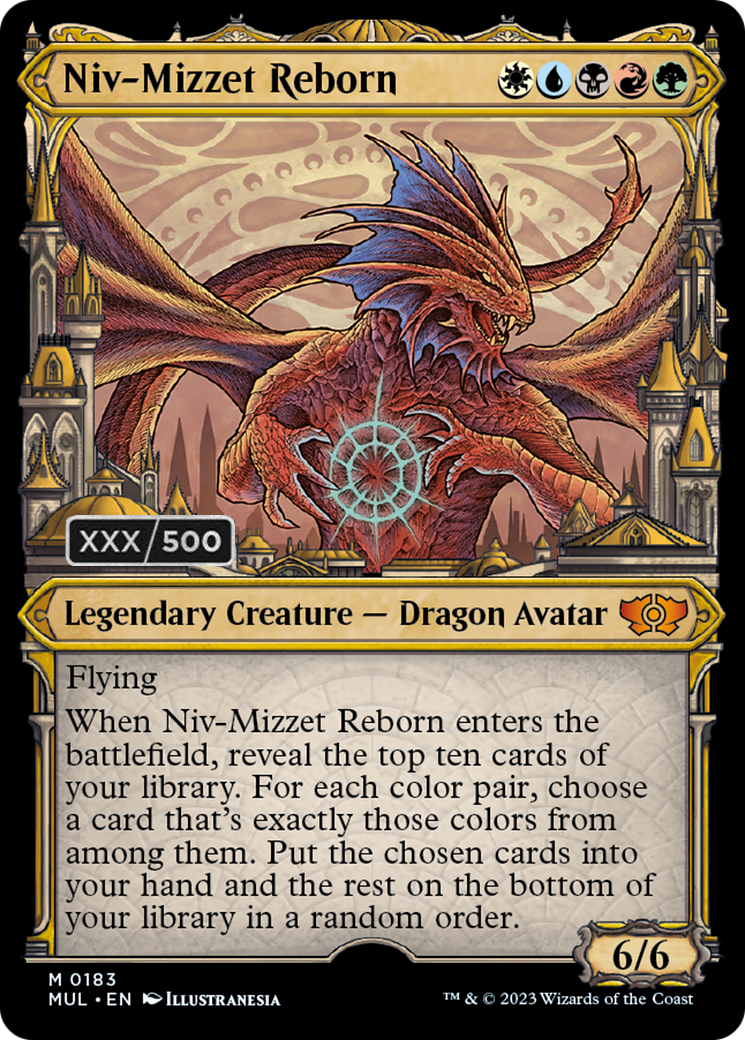 Niv-Mizzet Reborn (Serialized) [Multiverse Legends] | Gate City Games LLC