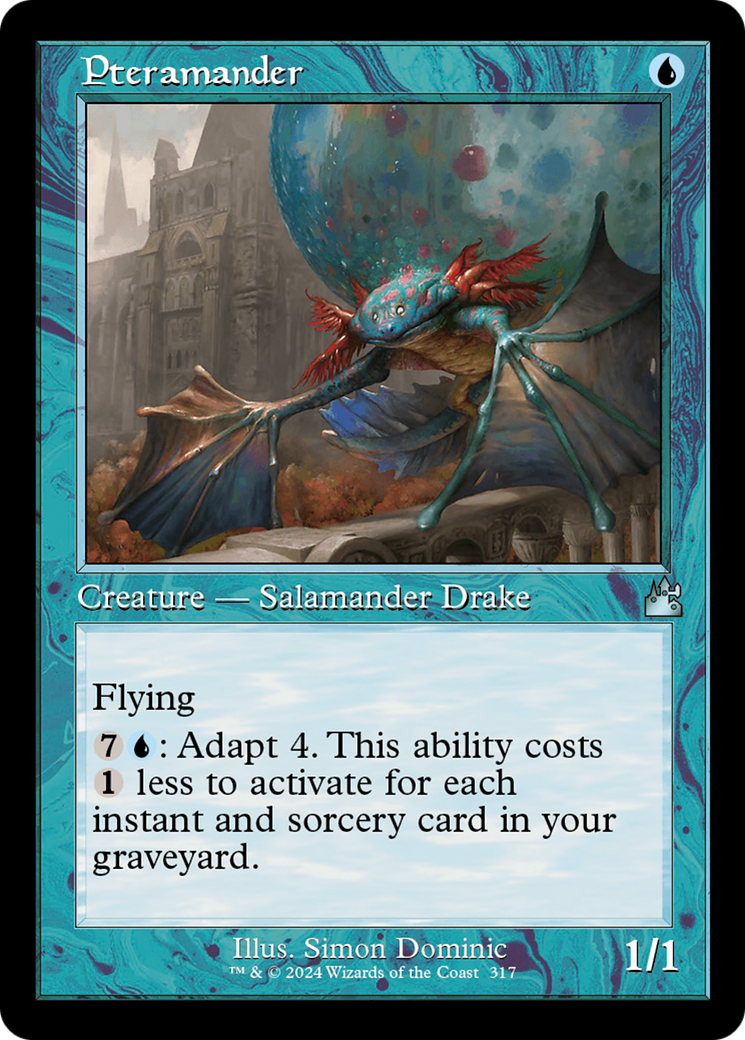 Pteramander (Retro Frame) [Ravnica Remastered] | Gate City Games LLC