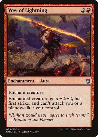Vow of Lightning [Commander Anthology] | Gate City Games LLC