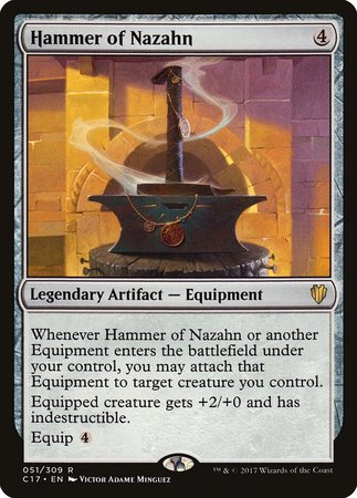 Hammer of Nazahn [Commander 2017] | Gate City Games LLC