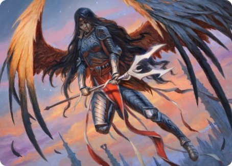 Liesa, Forgotten Archangel Art Card [Innistrad: Midnight Hunt Art Series] | Gate City Games LLC