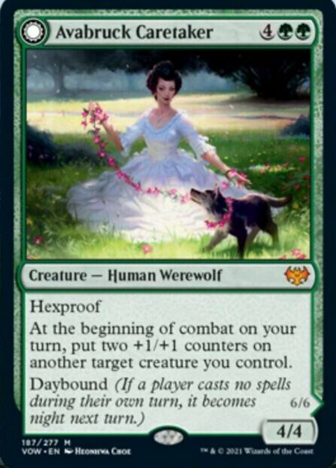 Avabruck Caretaker // Hollowhenge Huntmaster [Innistrad: Crimson Vow] | Gate City Games LLC