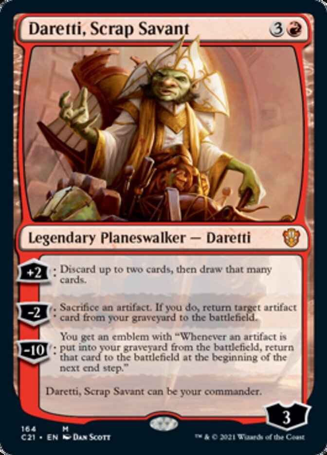 Daretti, Scrap Savant [Commander 2021] | Gate City Games LLC