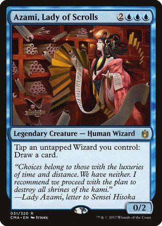 Azami, Lady of Scrolls [Commander Anthology] | Gate City Games LLC