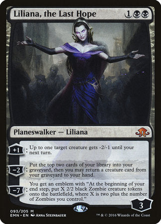 Liliana, the Last Hope [Eldritch Moon] | Gate City Games LLC