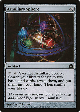 Armillary Sphere [Commander 2011] | Gate City Games LLC