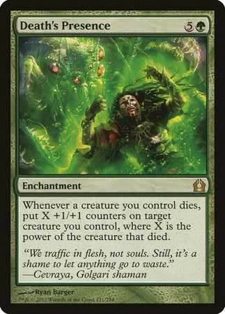 Death's Presence [Return to Ravnica] | Gate City Games LLC