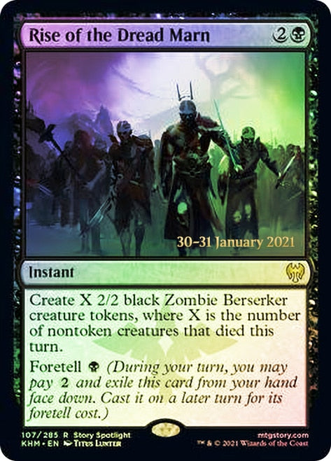 Rise of the Dread Marn  [Kaldheim Prerelease Promos] | Gate City Games LLC