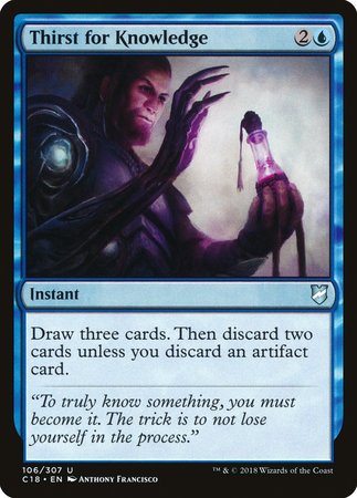 Thirst for Knowledge [Commander 2018] | Gate City Games LLC