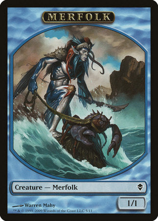 Merfolk Token [Zendikar Tokens] | Gate City Games LLC