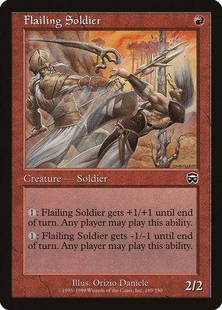 Flailing Soldier [Mercadian Masques] | Gate City Games LLC