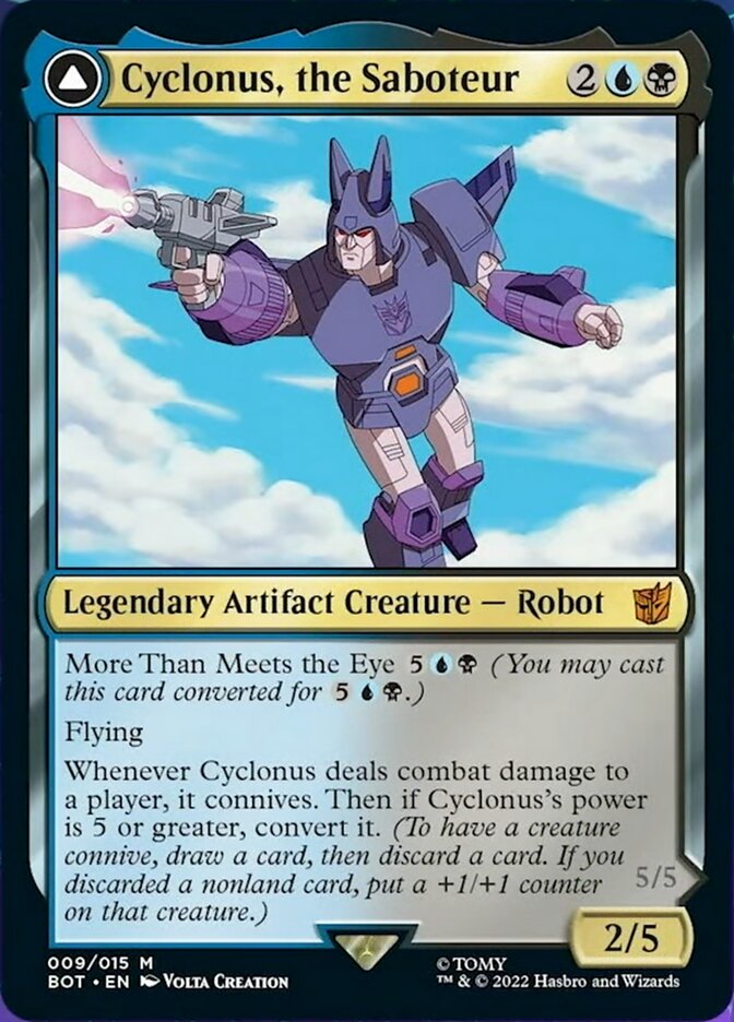 Cyclonus, the Saboteur // Cyclonus, Cybertronian Fighter [Universes Beyond: Transformers] | Gate City Games LLC