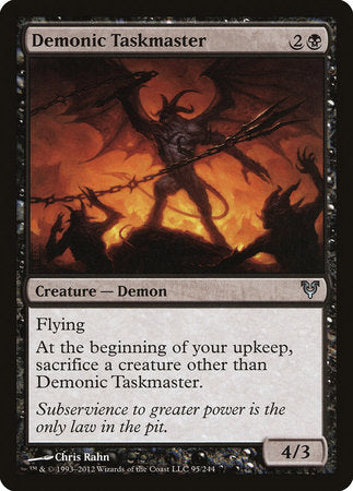 Demonic Taskmaster [Avacyn Restored] | Gate City Games LLC