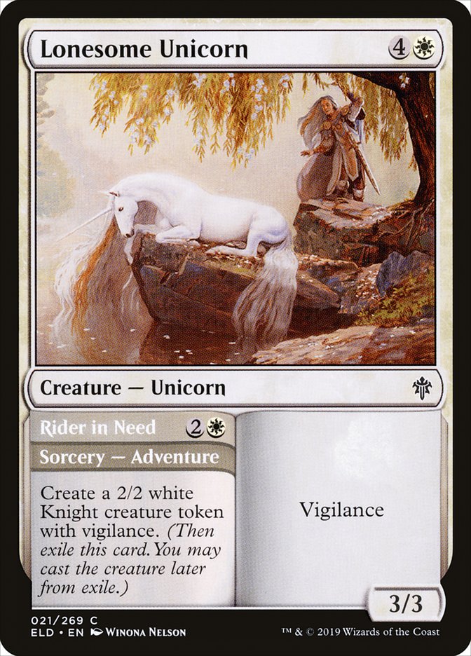 Lonesome Unicorn // Rider in Need [Throne of Eldraine] | Gate City Games LLC