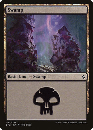 Swamp (263) [Battle for Zendikar] | Gate City Games LLC