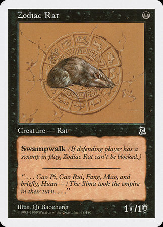 Zodiac Rat [Portal Three Kingdoms] | Gate City Games LLC