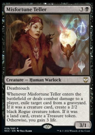 Misfortune Teller (Promo Pack) [Streets of New Capenna Commander Promos] | Gate City Games LLC