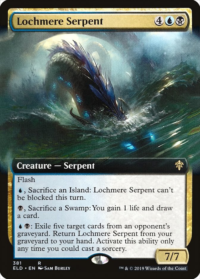 Lochmere Serpent (Extended Art) [Throne of Eldraine] | Gate City Games LLC