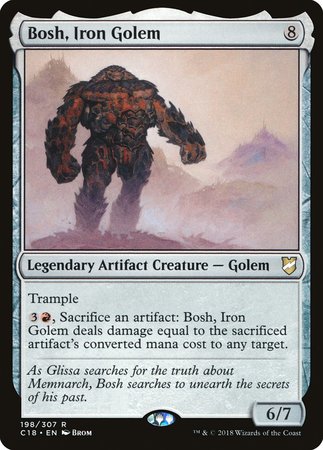 Bosh, Iron Golem [Commander 2018] | Gate City Games LLC