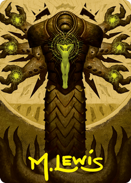 Inquisition of Kozilek Art Card (Gold-Stamped Signature) [Strixhaven: School of Mages Art Series] | Gate City Games LLC