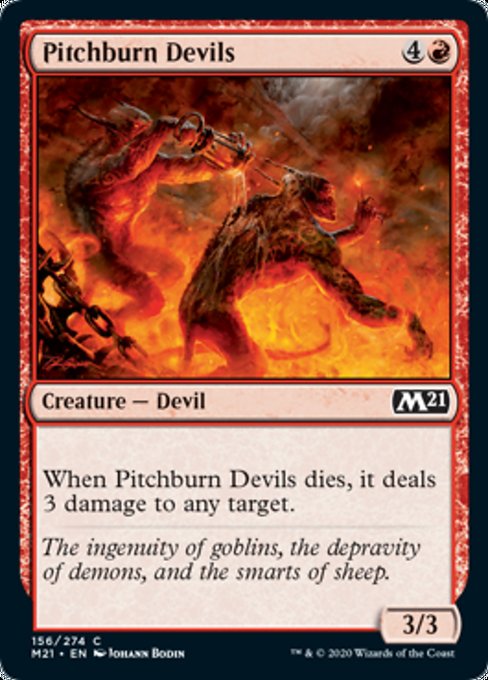 Pitchburn Devils [Core Set 2021] | Gate City Games LLC