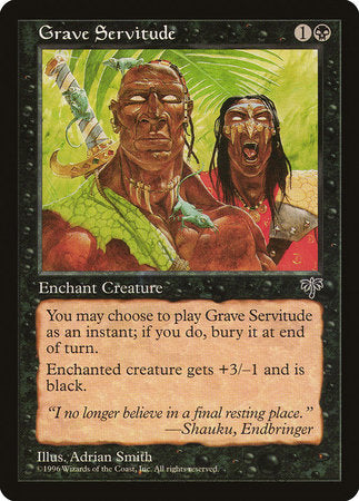 Grave Servitude [Mirage] | Gate City Games LLC