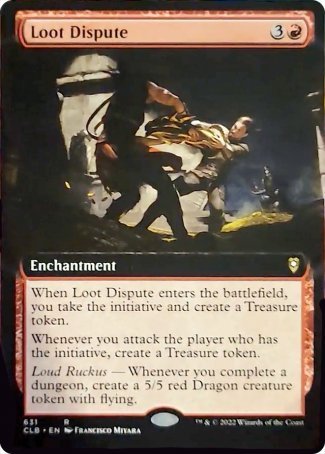Loot Dispute (Extended Art) [Commander Legends: Battle for Baldur's Gate] | Gate City Games LLC