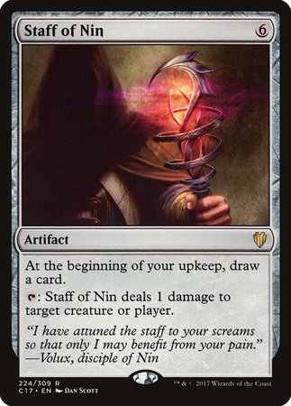 Staff of Nin [Commander 2017] | Gate City Games LLC