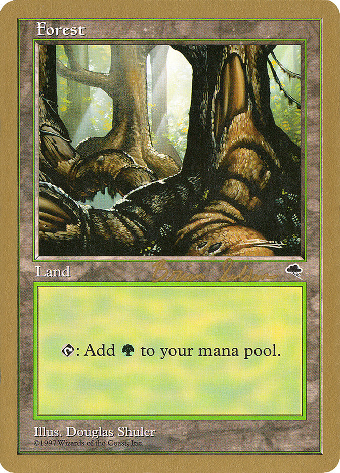 Forest (bs348) (Brian Selden) [World Championship Decks 1998] | Gate City Games LLC