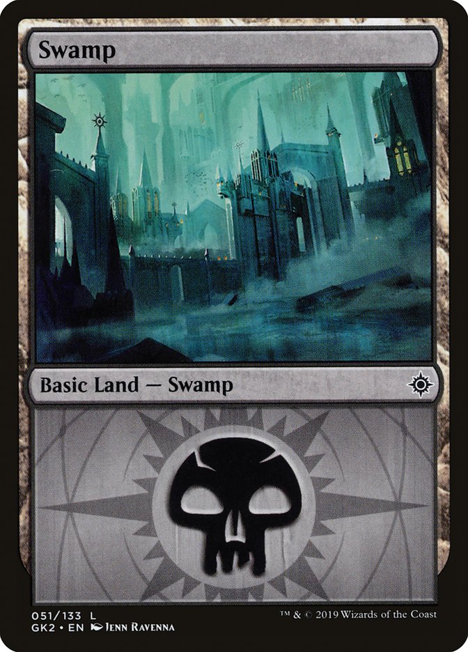 Swamp (51) [Ravnica Allegiance Guild Kit] | Gate City Games LLC