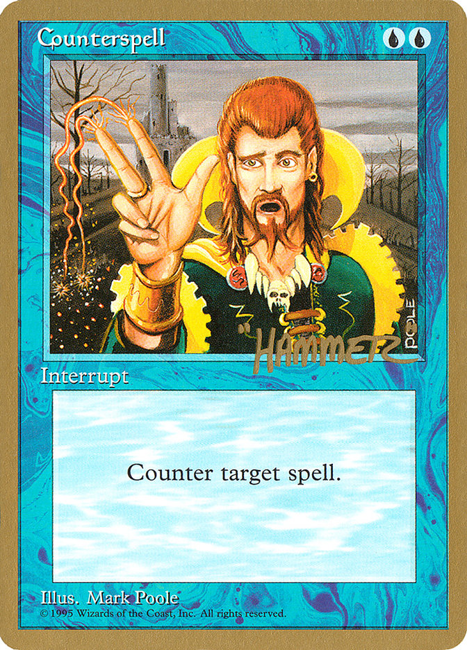 Counterspell (Shawn "Hammer" Regnier) [Pro Tour Collector Set] | Gate City Games LLC
