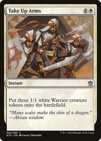Take Up Arms [Khans of Tarkir] | Gate City Games LLC