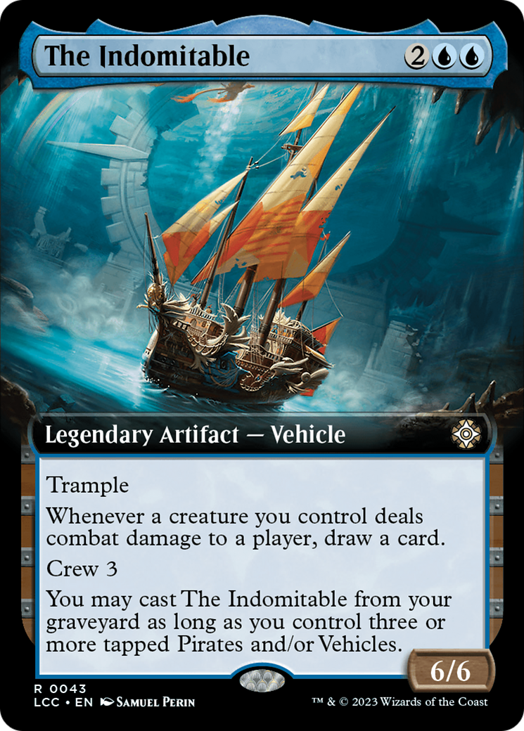 The Indomitable (Extended Art) [The Lost Caverns of Ixalan Commander] | Gate City Games LLC