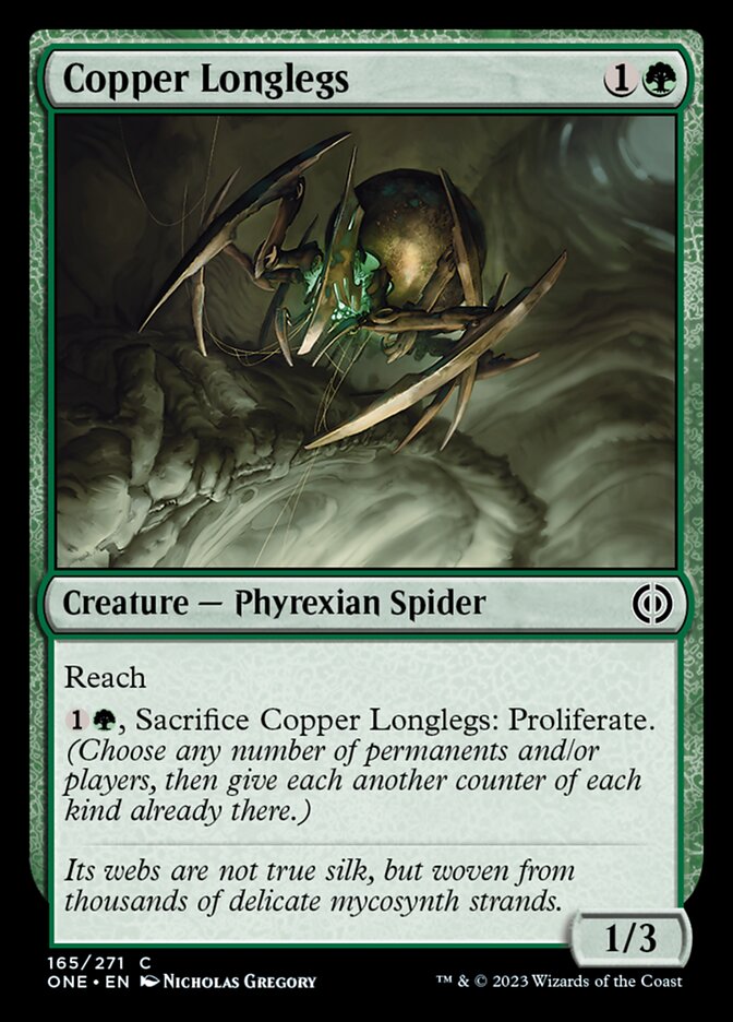 Copper Longlegs [Phyrexia: All Will Be One] | Gate City Games LLC