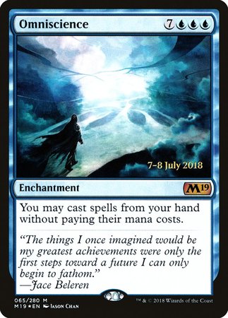 Omniscience [Core Set 2019 Promos] | Gate City Games LLC