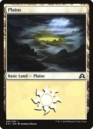 Plains (285) [Shadows over Innistrad] | Gate City Games LLC