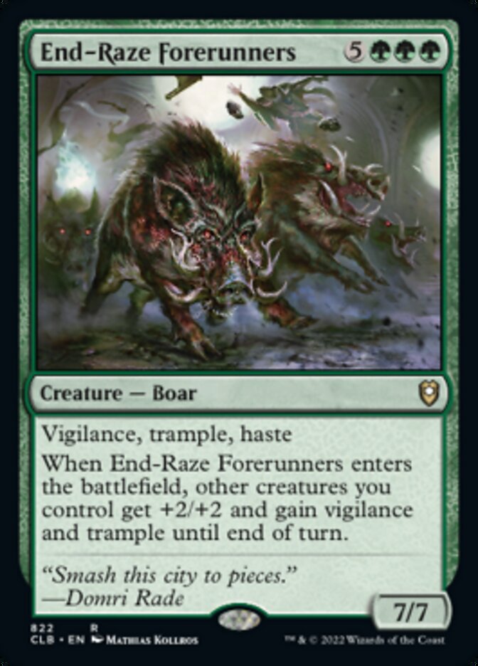 End-Raze Forerunners [Commander Legends: Battle for Baldur's Gate] | Gate City Games LLC