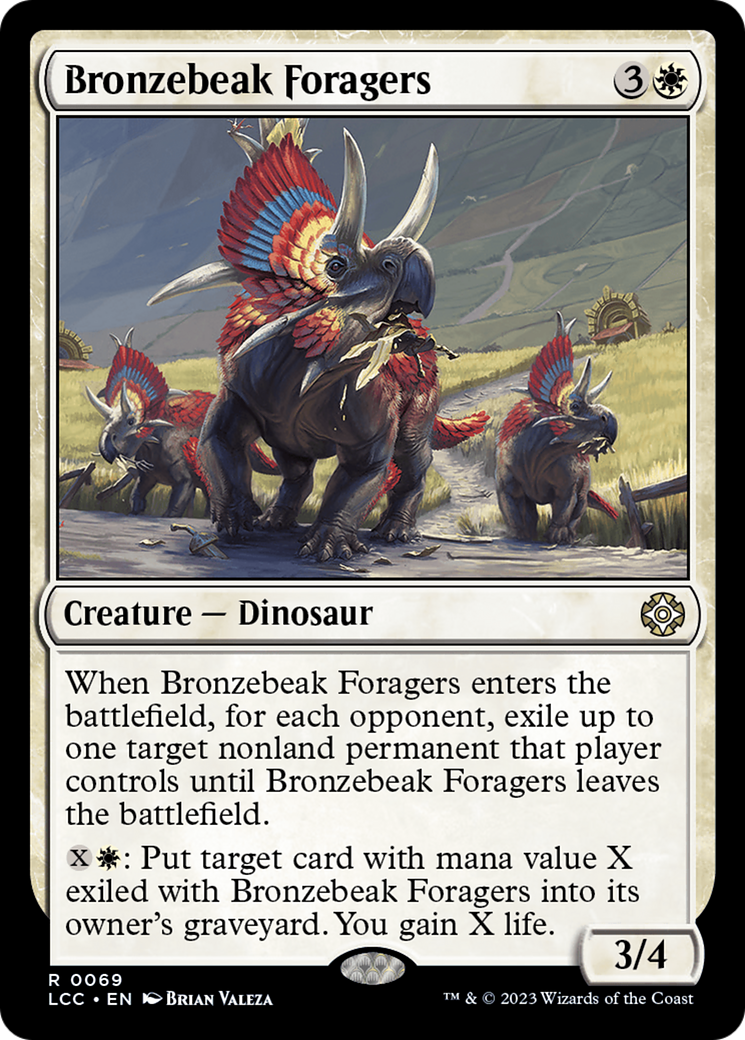 Bronzebeak Foragers [The Lost Caverns of Ixalan Commander] | Gate City Games LLC