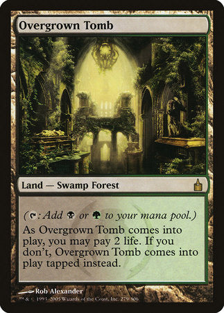 Overgrown Tomb [Ravnica: City of Guilds] | Gate City Games LLC