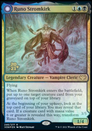 Runo Stromkirk // Krothuss, Lord of the Deep [Innistrad: Crimson Vow Prerelease Promos] | Gate City Games LLC