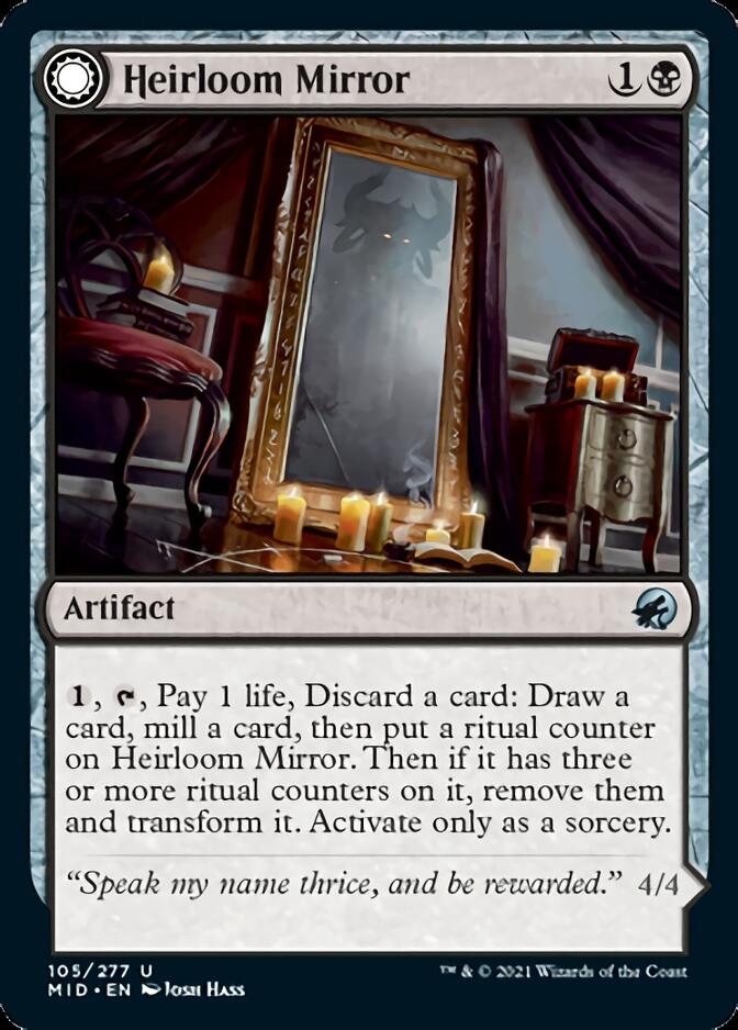 Heirloom Mirror // Inherited Fiend [Innistrad: Midnight Hunt] | Gate City Games LLC